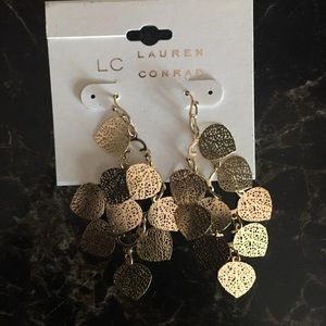 Gold earrings